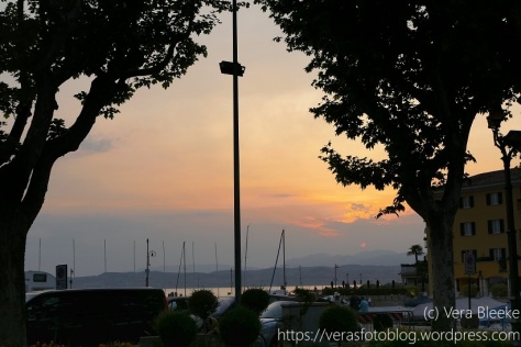 Gardasee - Sirmione - Abendstimmung mit Sonnenuntergang - Veras Fotoblog